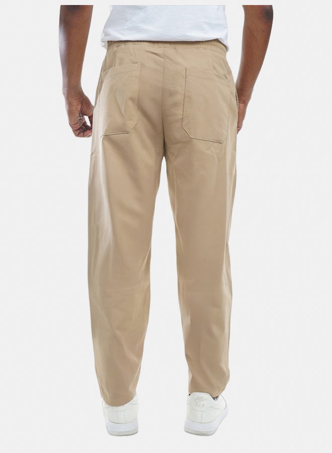 FIRE WOOD FireWood Chino Jogger Pants Regular Fit Casual For Men- Camel - Image 4